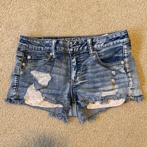 American Eagle Distressed Women Shorts
